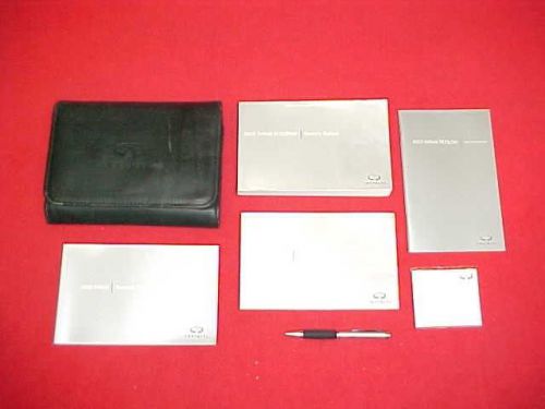 2010 original infiniti fx 35 50 fx35  fx50 owners manual guide oem + pen case 10