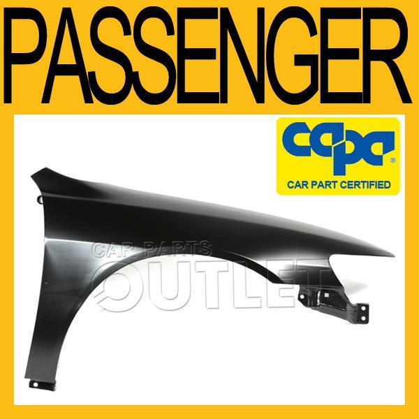 98 99 00 01 02 honda accord front fender primered steel capa 4dr sedan ex vp r/h