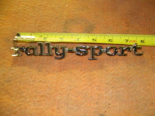 Rally sport emblem