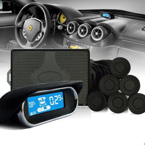 Auto 8 parking sensors car parking reverse radar rear front sensors with display