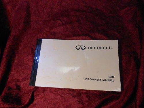 Infiniti 1995 g20 owner&#039;s manual - book only