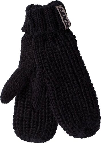 Fxr cozy womens snow mitts black os