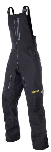 Klim mens black togwotee snowmobile bibs pants snocross snow