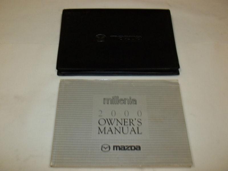 2000 mazda millenia owner manual 3/pc.set & black mazda factory case. free s/h