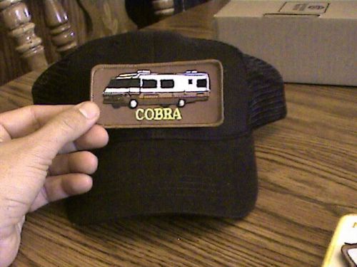 Vtg.cobra travel motor home rv, travel patch on cap