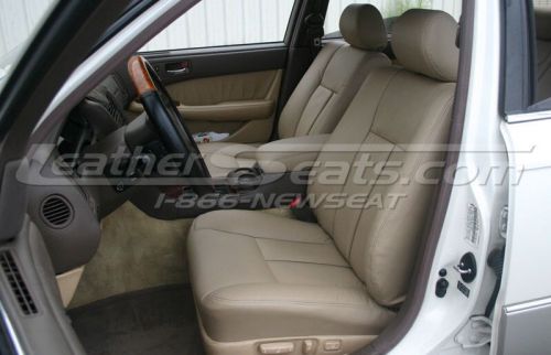 1995-2000 lexus ls400 custom real leather seat covers (front and rear)