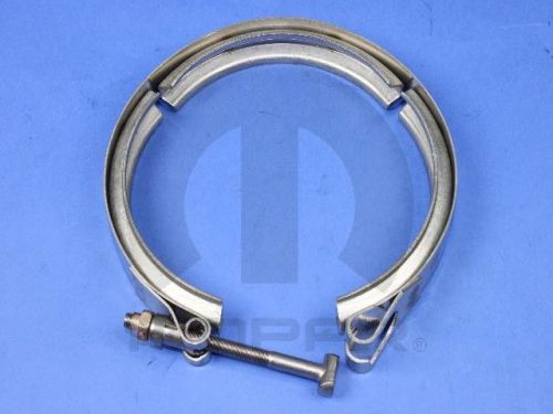 Exhaust clamp mopar 52121285aa fits 03-08 dodge ram 3500 5.9l-l6