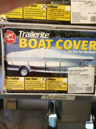 Taylor made v-hull runabout boat cover,21.5&#039;-22.4&#039;l-102&#034; beam i/o,hot shot poly