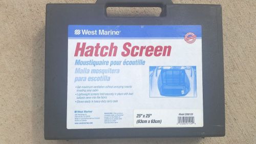 Boat hatch screen