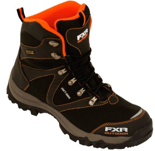 New fxr-snow renegade-short adult waterproof boots, black, us-12
