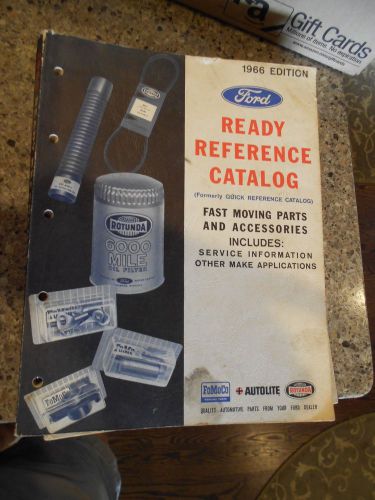 1976 ford ready reference catalog: parts and service information