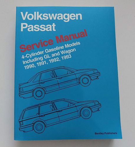 Volkswagen vw passat 1990 - 1993 incl gl &amp; wagon service manual