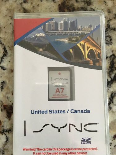 A7 new oem 2016 map update navigation ford lincoln sync sd card gm5t-19h449-aa