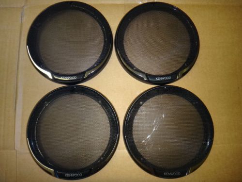 Kenwood 6.5&#034; speaker grills 6 1/2&#034; speaker covers set of 4 new