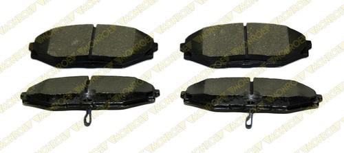 Monroe dx587 brake pad or shoe, front-monroe dynamics brake pad