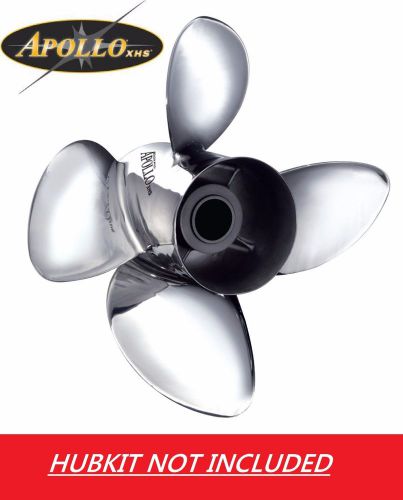 Apollo 4 blade stainless steel propeller suzuki 150 - 300hp 14 x 22 993206