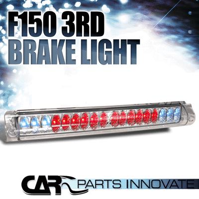 97-03 ford f150 led 3rd brake light clear tail rear lamp