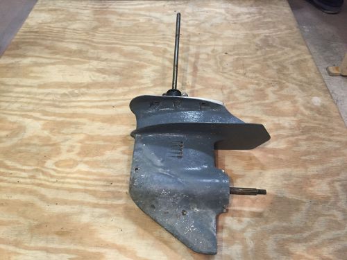 1988 evinrude johnson 9.9 15 hp outboard engine lower unit foot short shaft 15&#034;