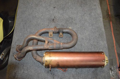 2006 yamaha rhino 660 f/s exhaust oem headers dg can pipe