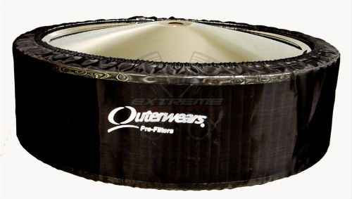 Outerwears 14&#034;x5&#034; black air cleaner pre filter no top