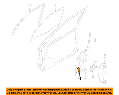 Nissan oem 99-00 pathfinder front door-regulator handle 80760jj01b