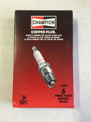 6 pack of spark plug-copper plus champion spark plug rs9yc 304 brand new