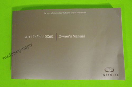 2015 infiniti qx60 owners manual owner&#039;s guide book