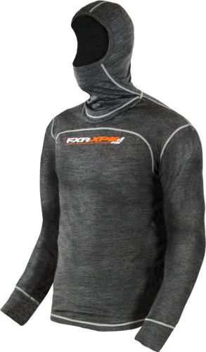 Fxr vapour 50% merino longsleeve top layer with balaclava