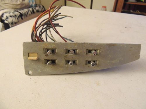 1965-1966 chrysler imperial driver-side 6-gang window switch w/lockout