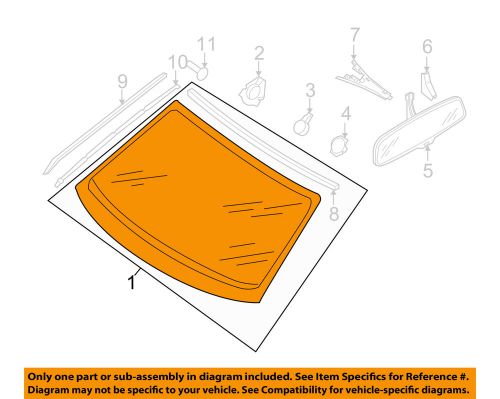 Audi oem 08-11 a6 quattro-windshield glass 4f0845099aanvb