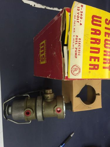 Nos stewart warner 240-d-12 electric fuel pump gt40 shelby cobra gt350 trans am