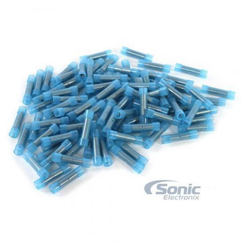 New! belva bbc16b belva 16/14 gauge blue butt nylon connectors (pack of 100)