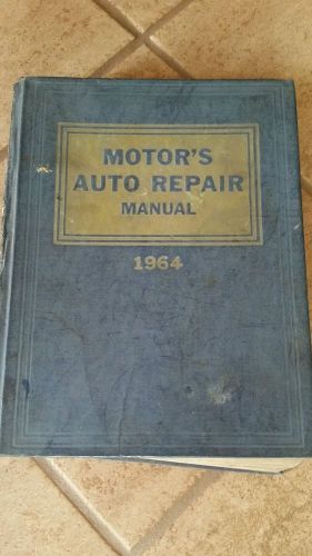 Motor&#039;s auto repair manual 27th edition 1964, hardcover