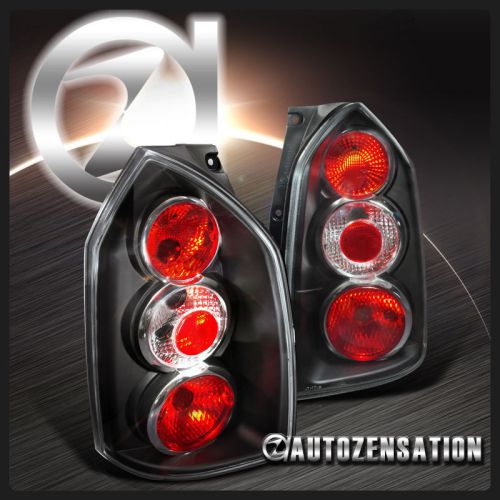 For 2004-2009 tucson altezza black housing clear lens tail lights rear lamp