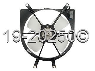 Brand new radiator or condenser cooling fan assembly fits honda civic