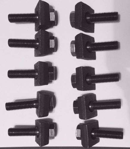 Mobile home axle wheel bolt ( course thread ) w/ rim clamps 10 pack