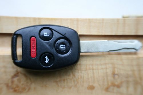 Used oem remote cut key fob  keyless entry honda 4 button