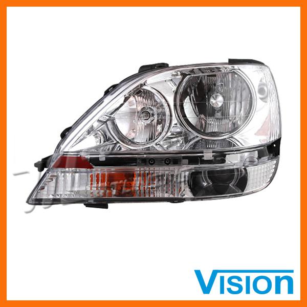 01-03 lexus rx300 driver left l/h side head light lamp assembly halogen new 02