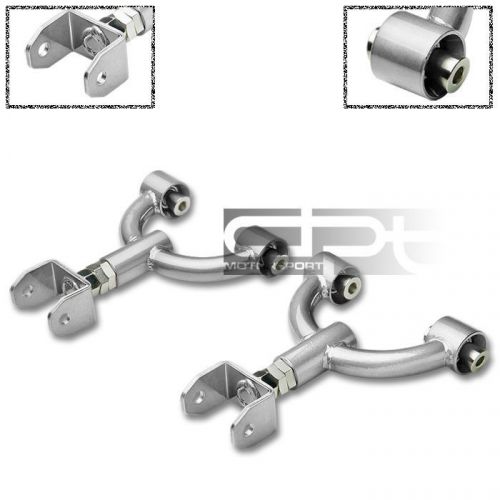 Adjustable rear upper camber control arm kit 90-05 mazda miata mx-5 mx5 silver