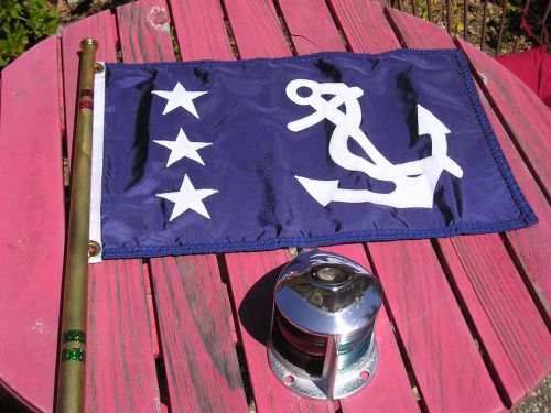 Marine boat flag.. runabout chris craft vintage style fun flag..like new