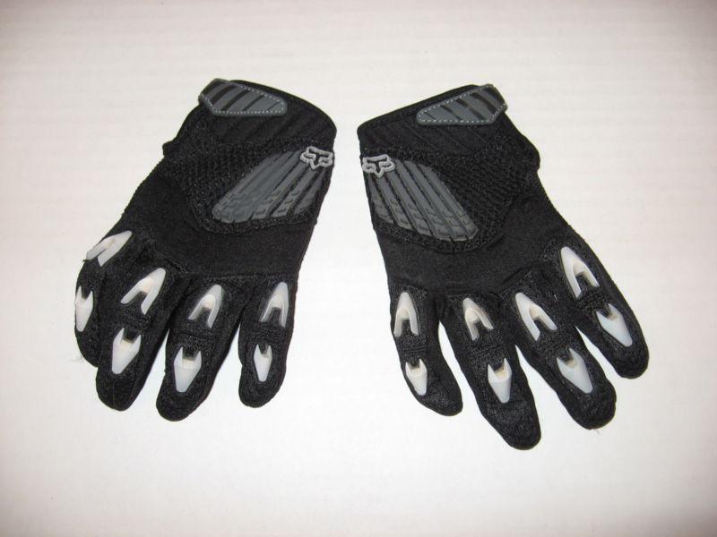 Fox racing pawtector mx motocross dirt bike riding gloves youth kids s small (5)