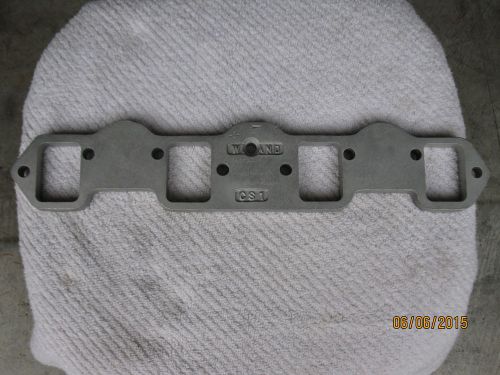 Vintage weiand 392 hemi cylinder head spacer valley head service ported 331 354