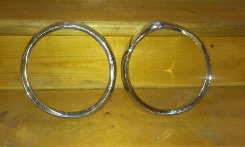 Jeep cj-5 head light rings oem 1972,1973,1974,1975