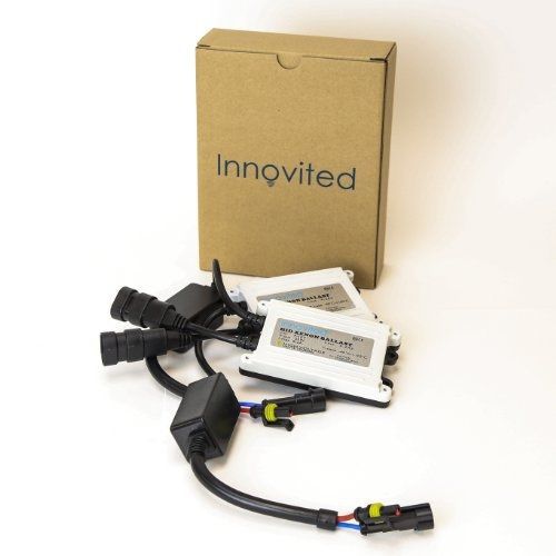 Innovited 2pcs 55w ac hid slim digital ballast for h1 h3 h4 h7 h10 h11 9005 9006