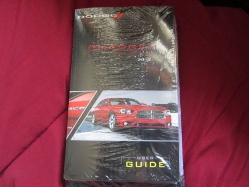 2012 dodge charger user guide includes srt8 (new) 1285 - 4 -s