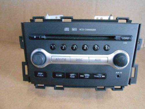 09 10 murano receiver w/o nav or bluetooth) am-fm-6 cd