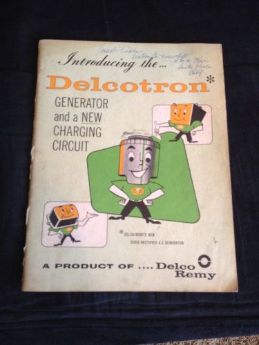 1963 gm delco remy volkswagen porsche training material - intro to delcotron