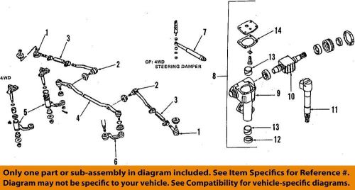 Nissan oem 86-94 d21 steering gear-pitman arm 4850201g25