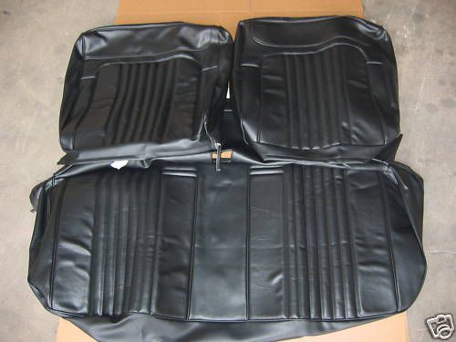 1971 1972 chevelle el camino bench seat cover black