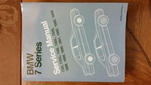 Bmw 7 series e32 service manual by bentley publishers